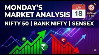 TOMORROW MARKET PREDICTION | NIFTY 50, BANK NIFTY, SENSEX | SMC | KANNADA | BULLZ EYE | JAN 18