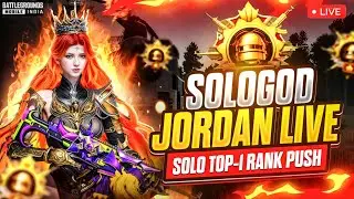 INDIA NO1 FOR A REASON | SOLO TOP 1 PUSH | SOLOGOD JORDAN IS LIVE #jordan #madan #botsquad #bgmi