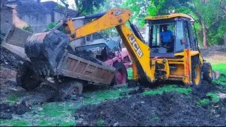 JCB backhoe tractor loading not started  #jcb3dxmachine#jcbvideo