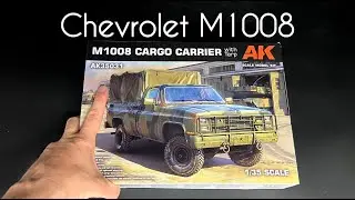 Новинка &laquo;Chevrolet M1008&raquo; с тентом- грузовой пикап от &laquo;AK Interactive&raquo; в 1/35 масштабе.
