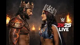 ROMAN REIGNS VS QUEEN / WWE LIVE MATCH #wwe, #shorts, #wwe2k25
