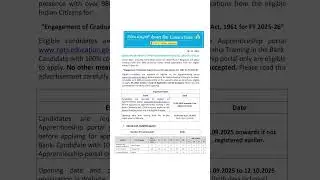 ✅ Canara Bank Apprentice Recruitment 2025 Notification OUT👇