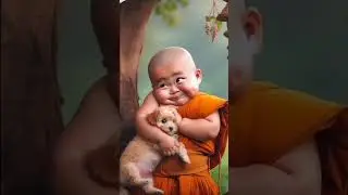 #shortvideo #cute little monk shorts