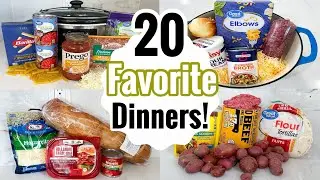 20 of the BEST Quick & EASY Recipes | Simple Family Dinner Ideas | Julia Pacheco