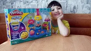Плей До фабрика выпечки с глазурью Play Doh Sweet Shoppe How to Make Playdough Sweet Confections