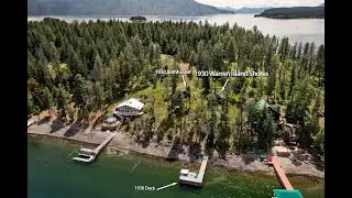 This is Warren Island, home to a limited number of residents few minutes&rsquo; boat ride to Hope, Idaho.