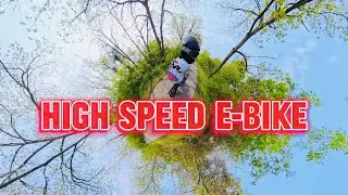 8K Insta360 X5: High-Speed E-Bike Trail Madness! 360&deg;🔥