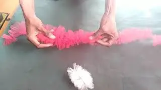 SEWING YOUR NET RUFFLES WITHOUT GATHER STITCH OR FOOTAR