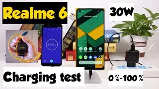 Realme 6 charging test 0%-100%
