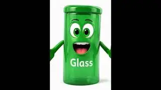 Meet Glassy: Infinite Glass Recycling Magic at Eco Green Loop Hub! ♻️