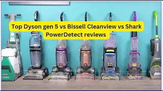 Обзоры Dyson gen 5, Bissell Cleanview и Shark PowerDetect