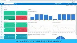 Acumatica 2022 R2 Dashboard and Side-Panel Enhancements