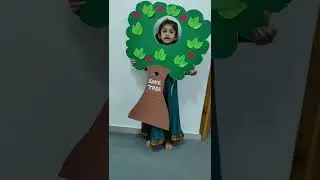 😍Fancy dress competition Role of Tree🌴Save Trees
