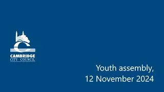 Youth assembly, 12 November 2024