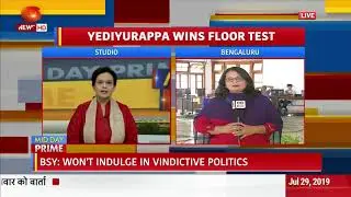 BS Yediyurappa wins trust motion by voice vote