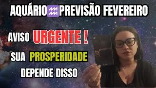 AQUÁRIO FEVEREIRO 2025: O Segredo Espiritual Que Pode Mudar Sua Vida Financeira! 💰✨ #aquário