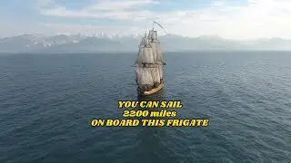YOU CAN SAIL 2400 miles on board replica frigate SHTANDART.  From Bay of Biscay to Mediterranean.