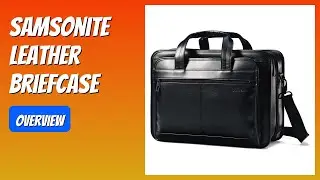 REVIEW (2026): Samsonite Leather Briefcase. Features.