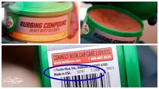 Средство для удаления царапин Turtle Wax Ruburing Compound, новая улучшенная формула, ссылка дост...