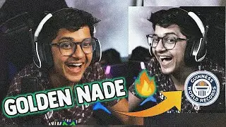 Mortal Golden Nade | MORTAL Golden hand🔥 | Mortal Nade wipe 😮