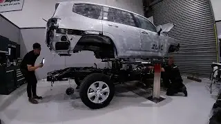 Taking the Body off a 300 Series LandCruiser