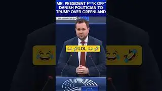 Danish Politician on Trump Over Greenland🇬🇱 #shorts #trump #greenland #davos