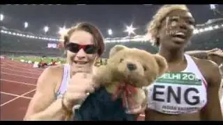 Women's 4x100 relay - CWG - 2010 - Delhi - India wins Bronze