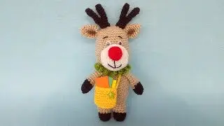 Renna Uncinetto Amigurumi Tutorial Natale 💝 Reindeer Moose Crochet Christmas - Reno Crochet Navidad