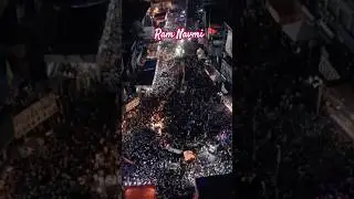 Ram Navmi ,Ranchi 2025.🚩🚩 ||  Ram Navmi Night Drone View.  #youtubeshorts