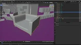 Videoguide - How to Find a Selected Object in a Blender Scene in the Outliner Panel, Quick Selection