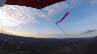 Novice Hang Glider flight #10 solo flight at LMFP, Lookout Mountain GA.