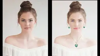 How to Add Jewelry on Stock Model In Photoshop | Add your product on Model | Photoshop Tutorial |