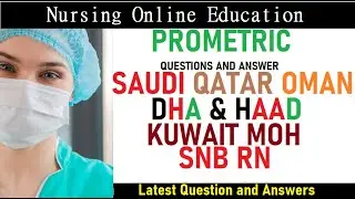Prometric Questions & Answers for Nurses 2025 |Prometric QATAR OMAN SAUDI | HAAD DHA SNB|  Part 41