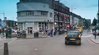 London driving. Hanger Lane to Kentish Town.