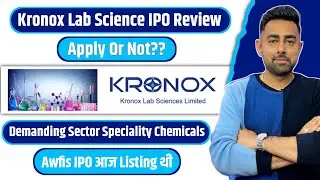 Kronox Lab Sciences IPO Review | Apply Or Not ?? | Jayesh Khatri