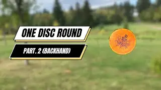 One disc round : razor claw 2 (backhand only) | disc golf challenge