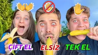 TEK EL, &Ccedil;İFT EL, ELSİZ YEMEK YARIŞMASI