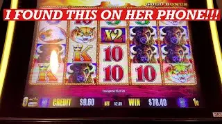 2X MULTIPLIER & 25 SPINS = NICE WIN ON BUFFALO GOLD!!  FREEMONT CASINO LAS VEGAS, NV