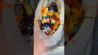 🤯 Переработка отходов 3D-принтера в искусство с помощью силиконовой формы #переработка #череп #3D...