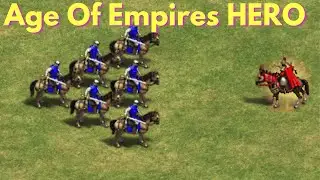 How Many Cavalry Scouts Do You Need to Kill a Wang Tong (a Hero)? #aoe #aoe2 #strategygame #games