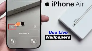 How To Use Live Wallpapers On Lock screen On iPhone 17 Air
