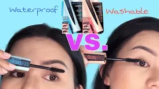 Тушь для ресниц Maybelline Total Temptation | Водостойкая тушь для ресниц Total Temptation VS. Моющийся
