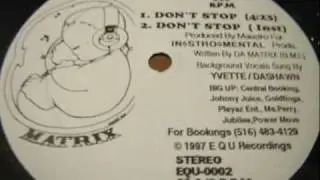 Da Matrix - Boom Bow / Don't Stop