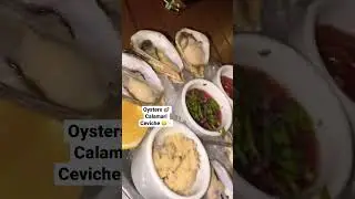 #oyster #calamari #ceviche #firstdates #newyork #food #appitizer #appetite
