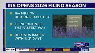 IRS officially opens 2026 tax filing season | WTAJ