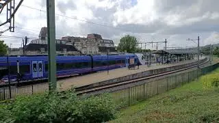 Limburg GTW-E-2 vertrekt uit Valkenburg en Drielanden komt aan in Valkenburg