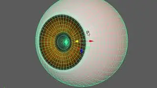 Eyeball - Procedurally Textured - Maya LT