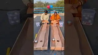 Balloon poping challenge Red vs Blue fun game #shorts #game