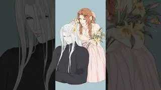 Aerith's Sephiroth makeover #FF7 #Art #Drawing