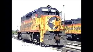 July 12, 1989 - Early CSX yard action in Willard, OH